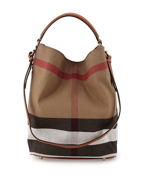 burberry ashby canvas bucket bag|Burberry Ashby Bags for sale .